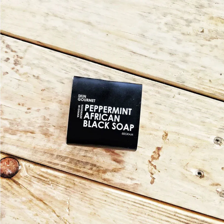 Peppermint African Black Soap