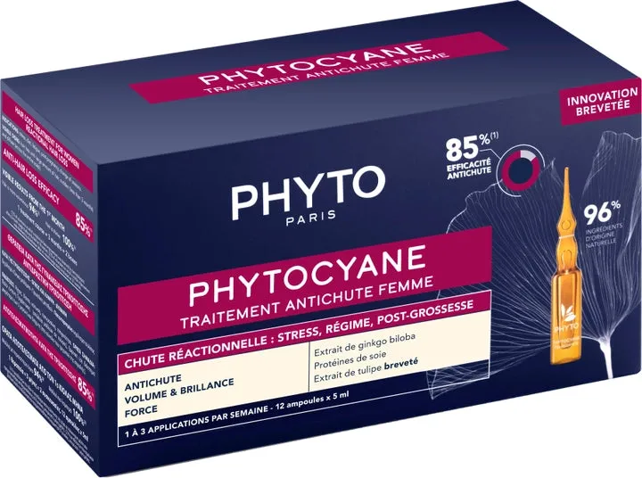 PHYTOCYANE Revitalizing hair Serum for Women SERUM  CAP 12 X 3.5ML