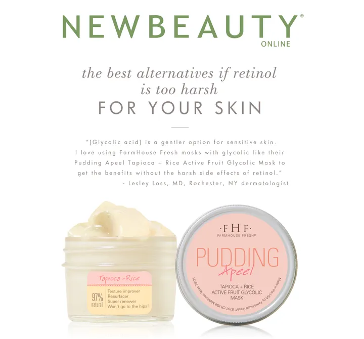Pudding Apeel? Tapioca   Rice Active Fruit Glycolic Mask | FarmHouse Fresh