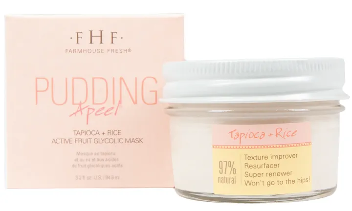 Pudding Apeel? Tapioca   Rice Active Fruit Glycolic Mask | FarmHouse Fresh
