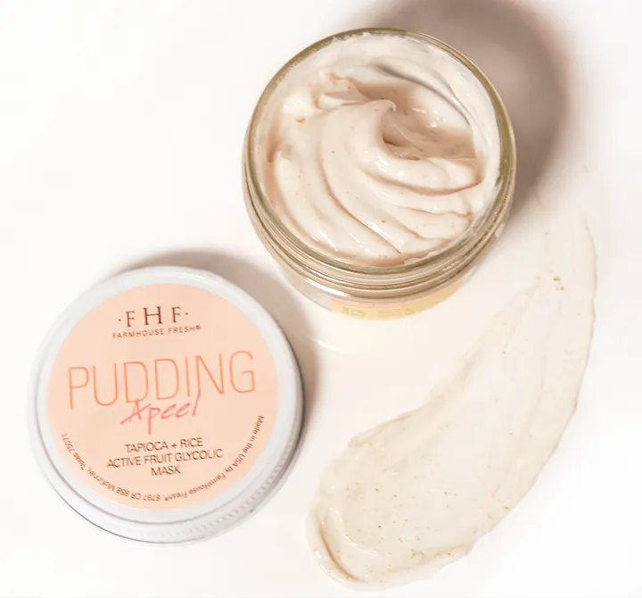 Pudding Apeel? Tapioca   Rice Active Fruit Glycolic Mask | FarmHouse Fresh