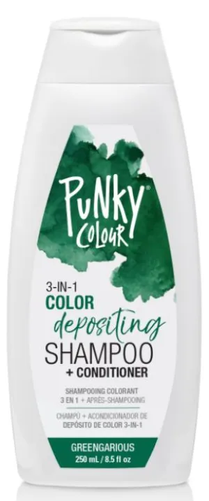 Punky Colour 3-in-1 Shampoo   Conditioner Greengarious 250ml