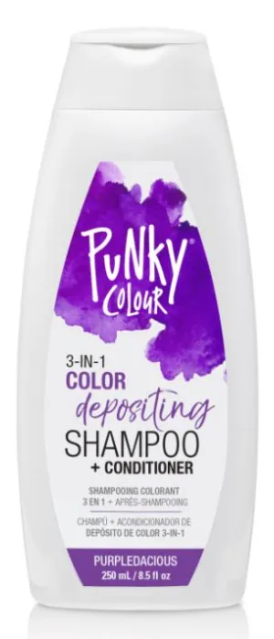 Punky Colour 3-in-1 Shampoo   Conditioner Purpledacious 250ml