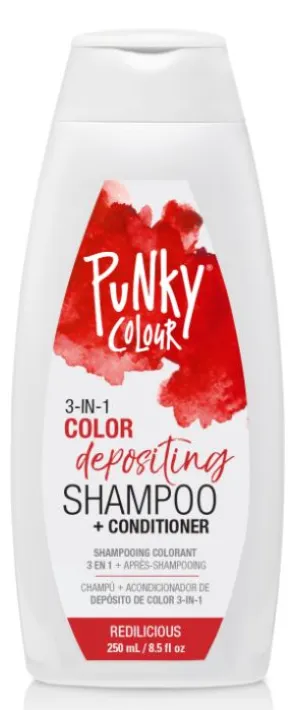 Punky Colour 3-in-1 Shampoo   Conditioner Redilicious 250ml
