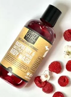 Raspberry and Sweet Pea Flowers Body Wash