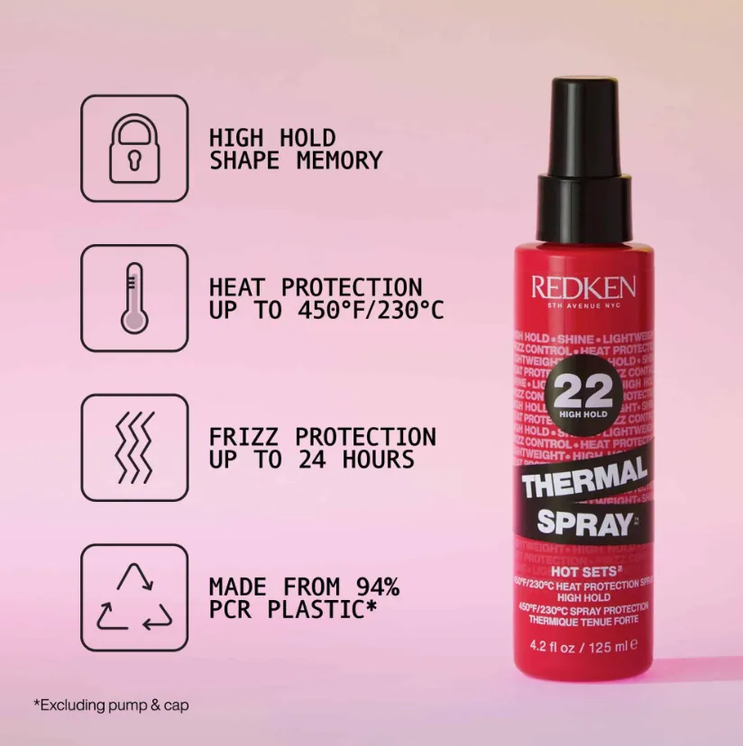 Redken Hot Sets 22 Thermal Spray Hi Hold 150 ml