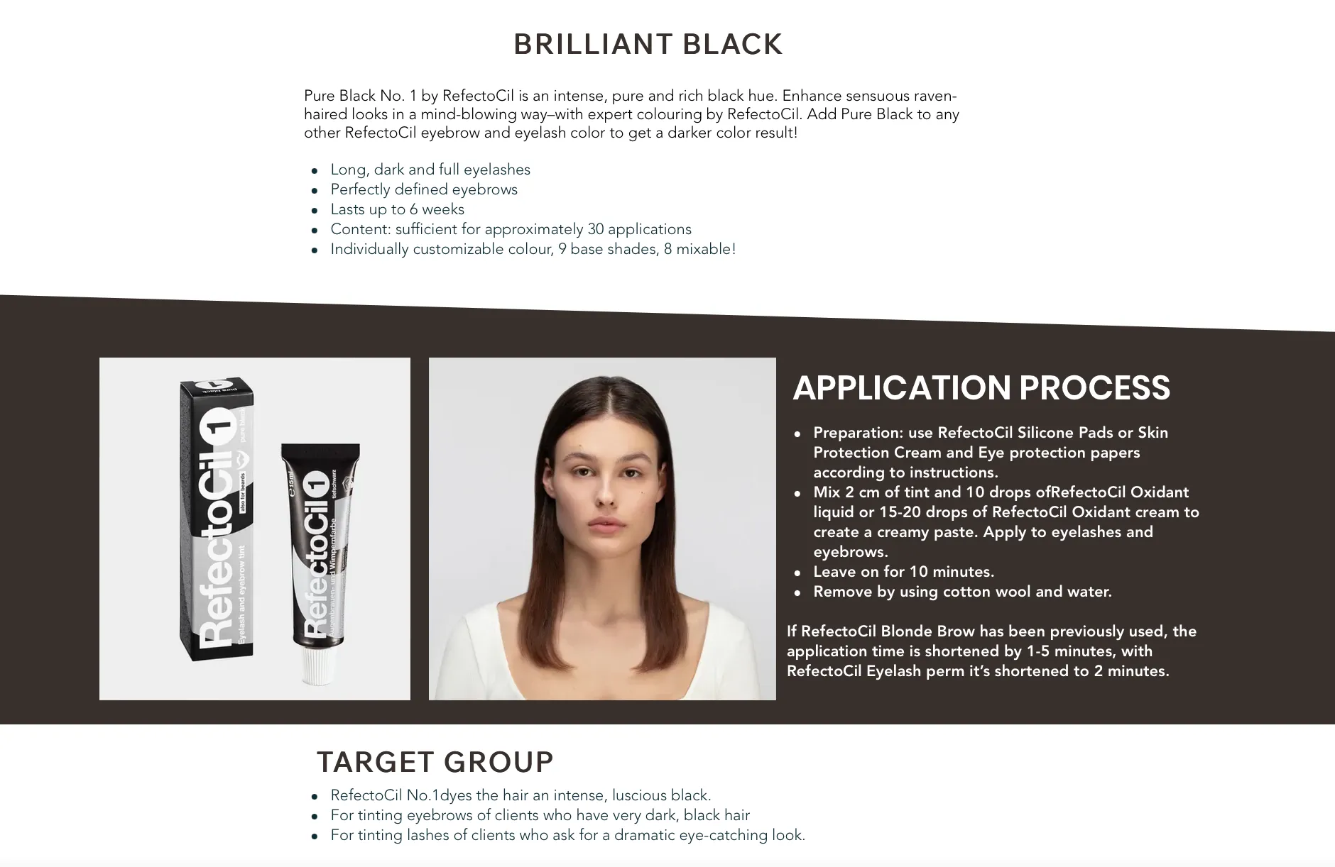 Refectocil Black Eyebrow and Eyelash Tint 15 ml