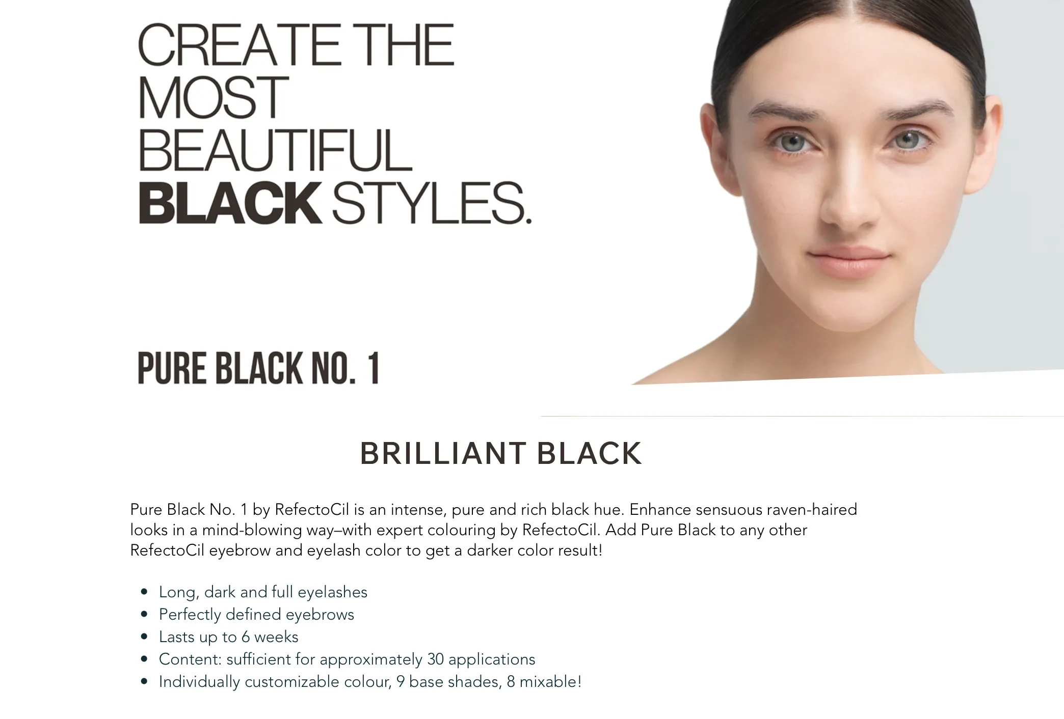 Refectocil Black Eyebrow and Eyelash Tint 15 ml