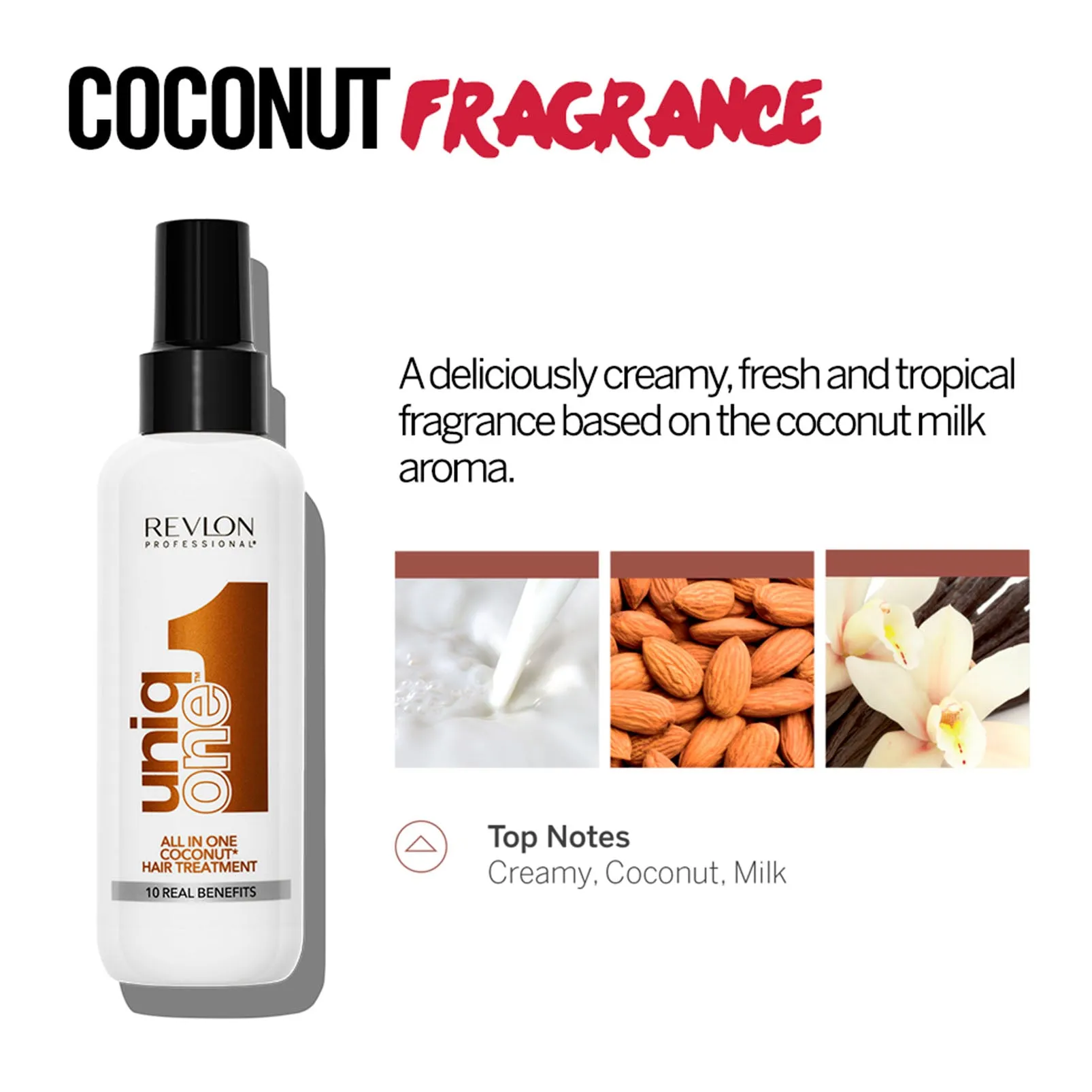 REVLON UNIQONE? All In One Leave-In Hair Treatment Coconut Fragrance