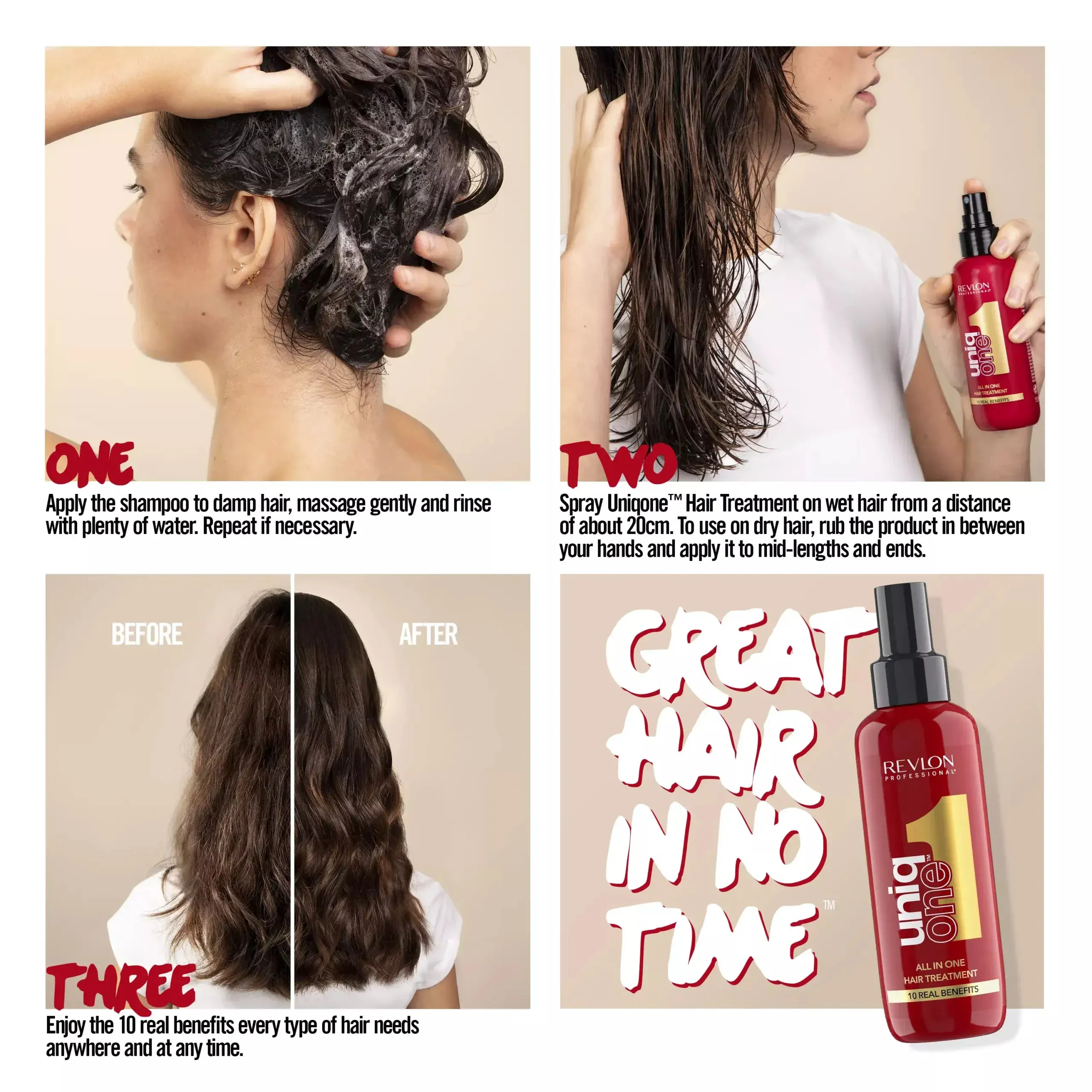 REVLON UNIQONE? All In One Leave-In Hair Treatment Original Fragrance 150ML