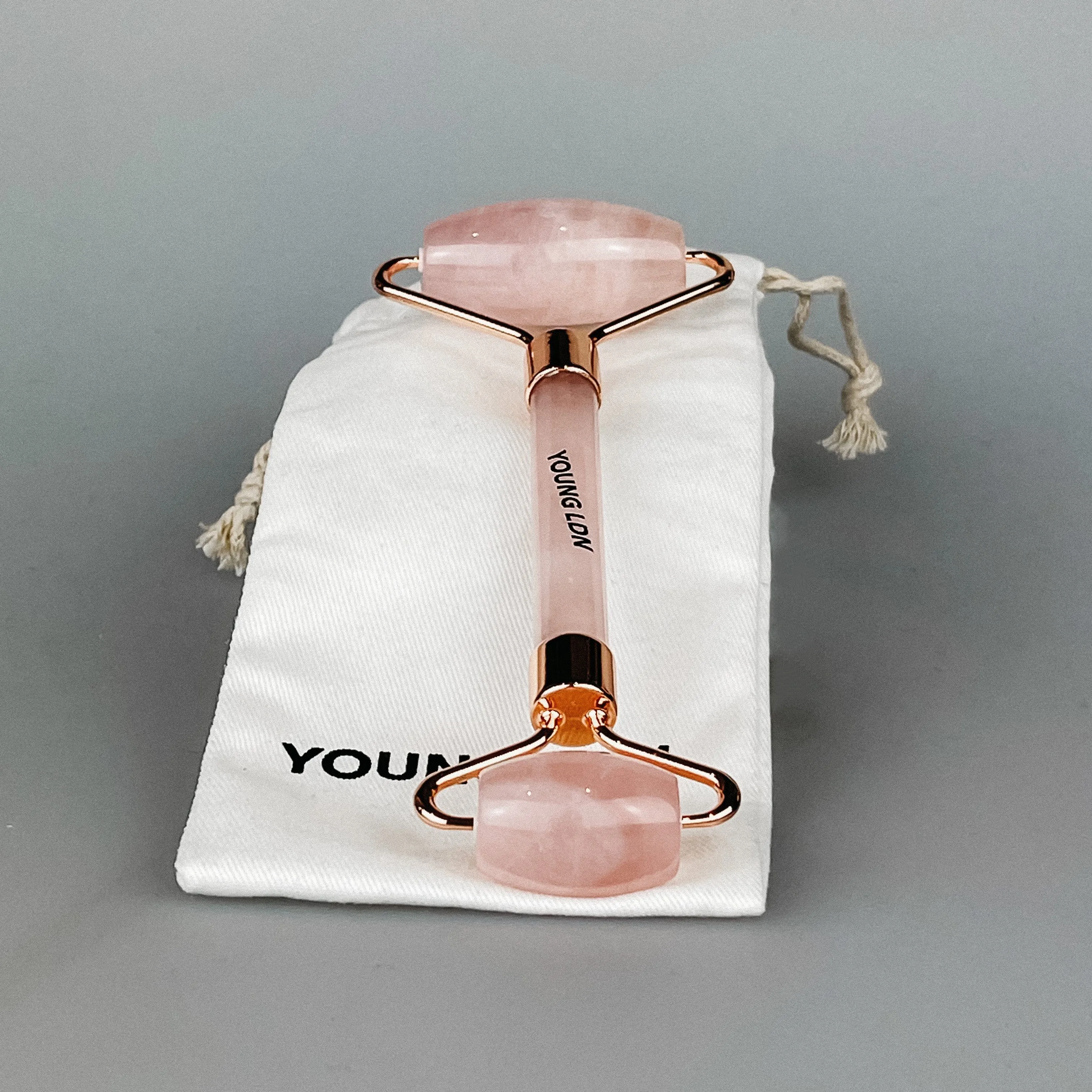 Rose Quartz Gua Sha & Facial Roller Set