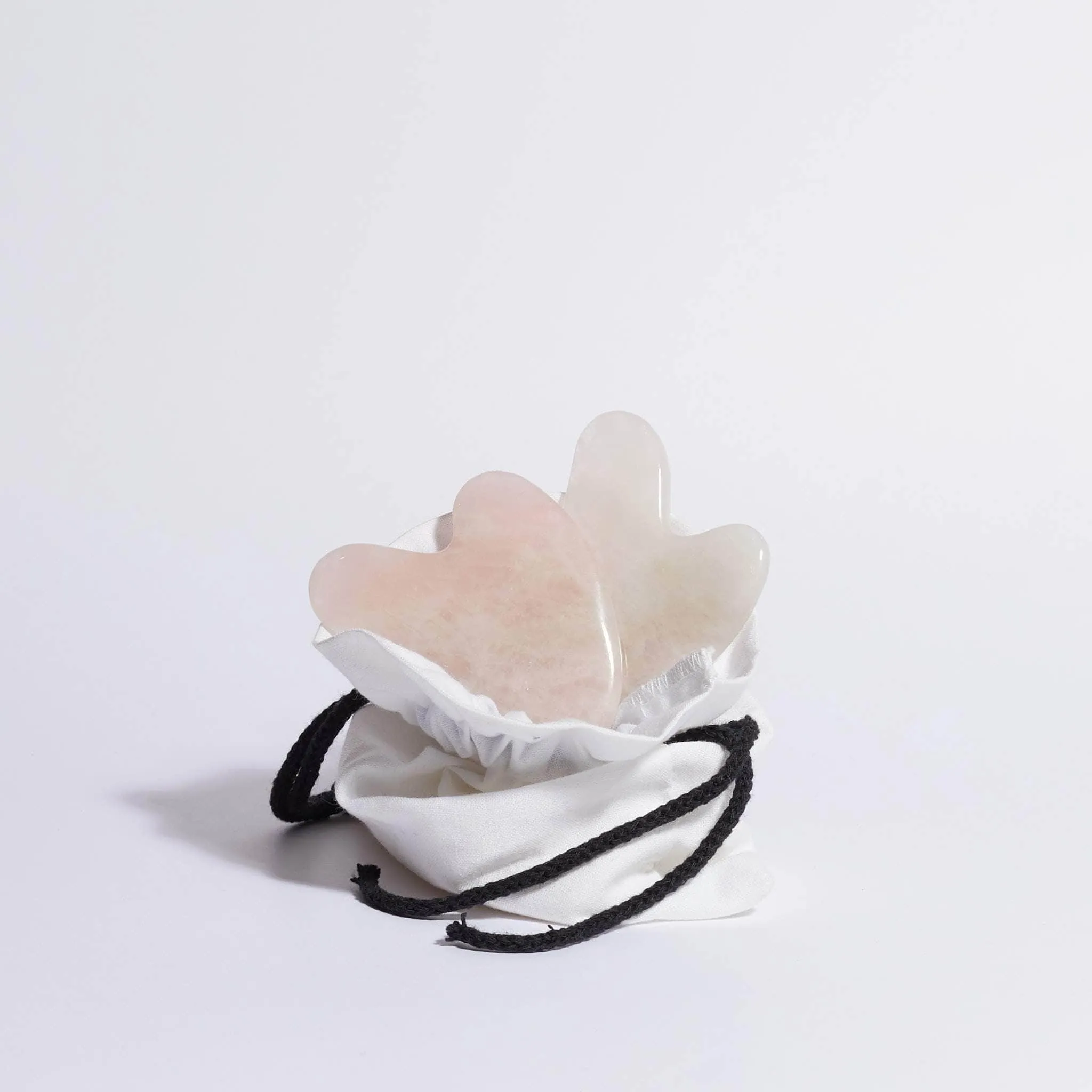 Rose Quartz Gua Sha Stone Set