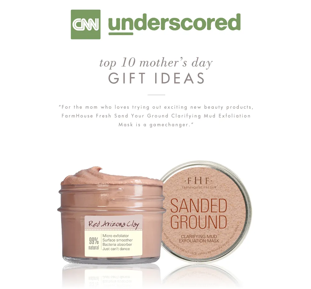 Sanded Ground? Clarifying Mud Exfoliation Mask | Farmhouse Fresh