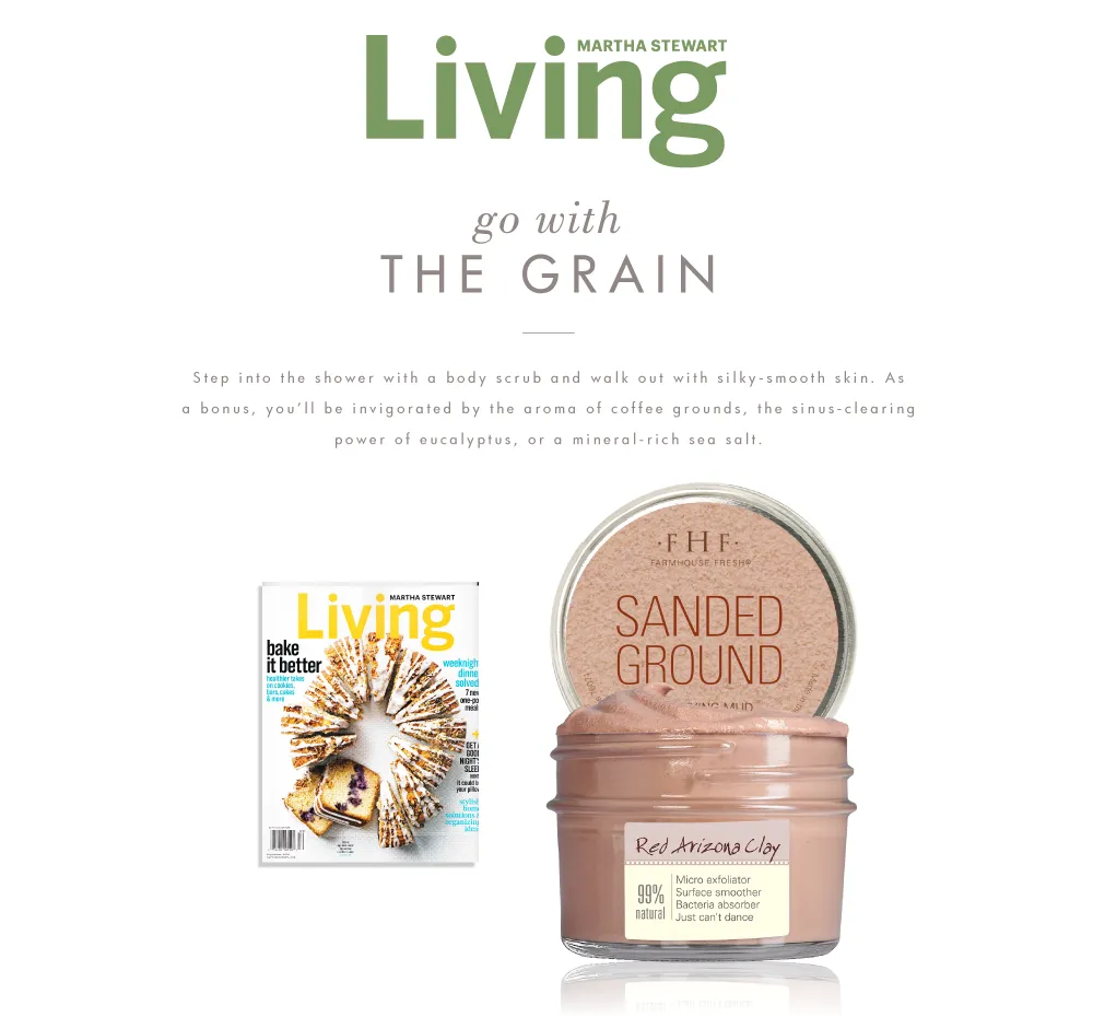Sanded Ground? Clarifying Mud Exfoliation Mask | Farmhouse Fresh