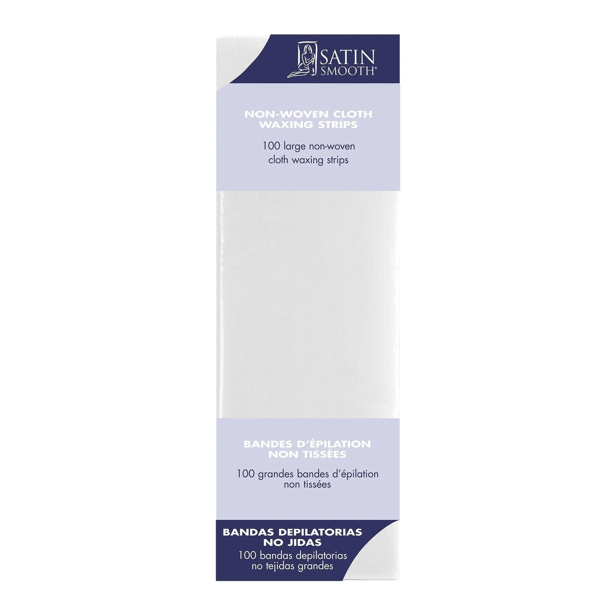 Satin Smooth Non-Woven Strips, 100pc