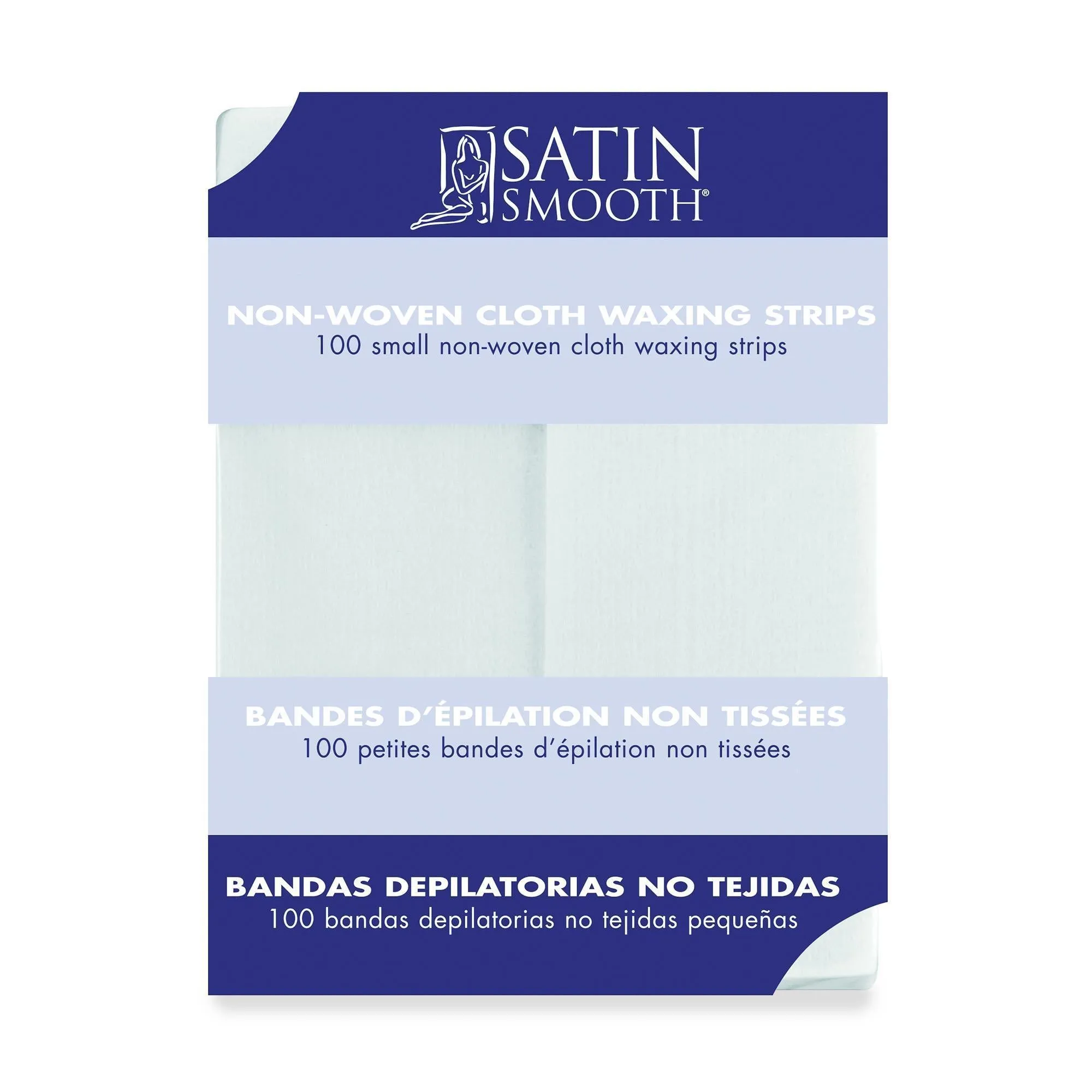 Satin Smooth Non-Woven Strips, 100pc