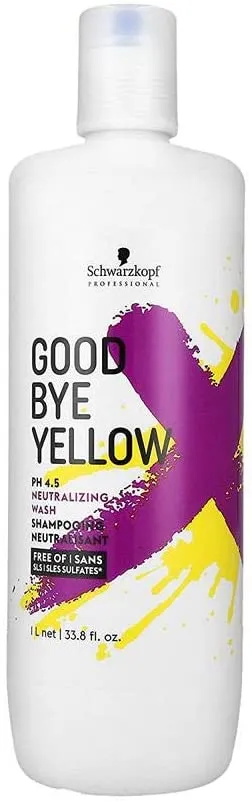 Schwarzkopf Goodbye Yellow Instant Toning Deposit Shampoo
