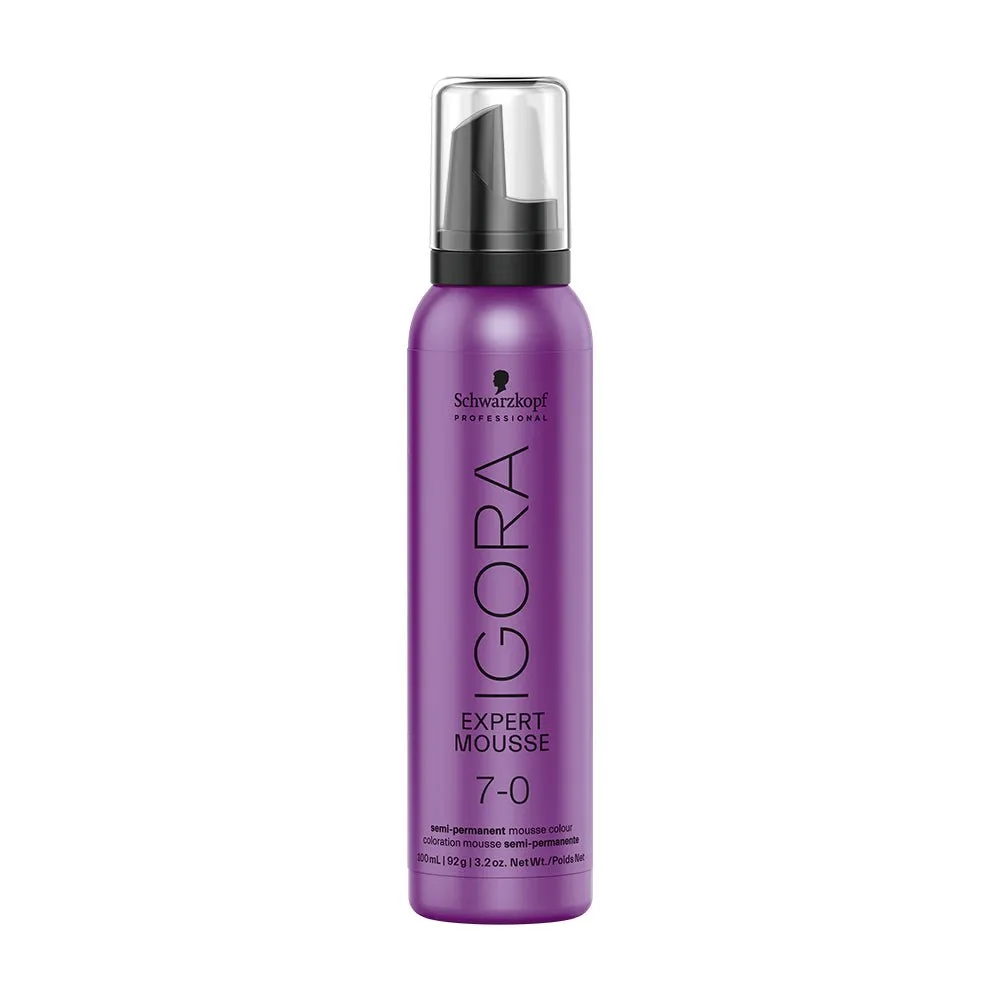 Schwarzkopf Professional Igora Expert Mousse 7-0 Medium Blonde Natural 100ml