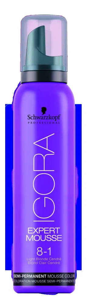 Schwarzkopf Professional Igora Expert Mousse 8-1 Light Blonde Cendre 100ml