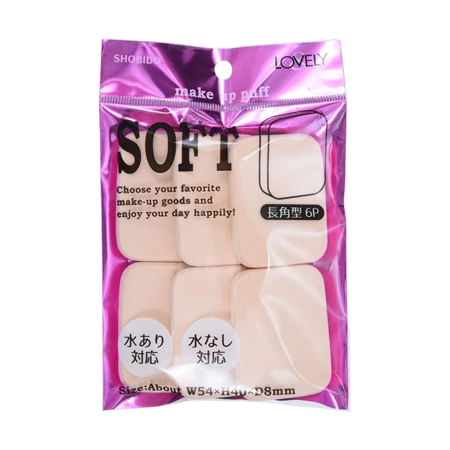 SHO-BI Puff 6P Long Square  (20g)