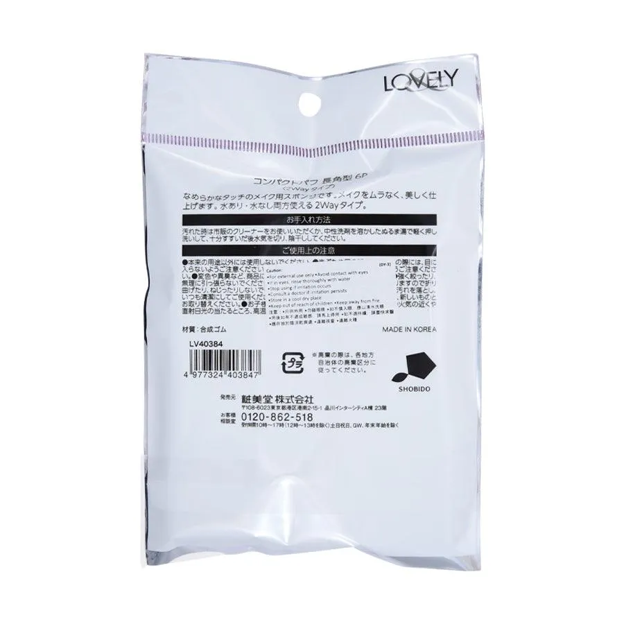 SHO-BI Puff 6P Long Square  (20g)
