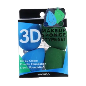 SHO-BI SPV Make Up Sponge 2 Stype Set  (4pcs)
