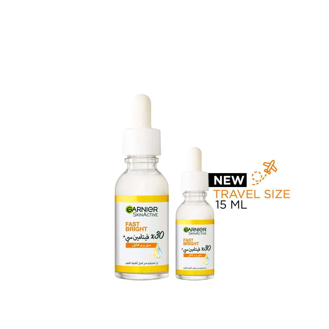 Skin Active Fast Bright Vitamin C   Niacinamide 30x Brightening Booster Day Serum