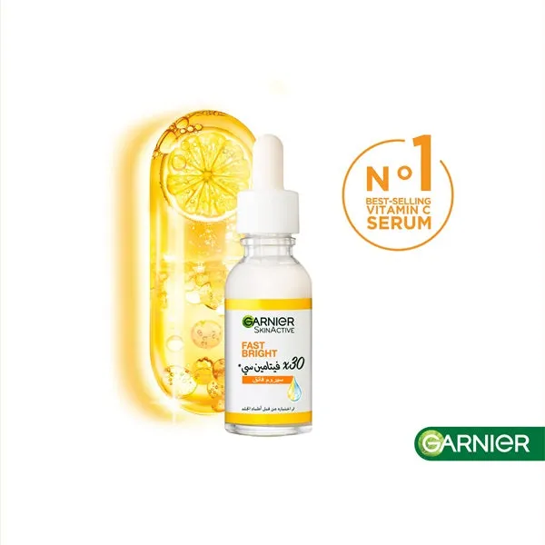 Skin Active Fast Bright Vitamin C   Niacinamide 30x Brightening Booster Day Serum