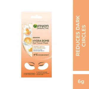 Skin Active Hydra Bomb Anti Dark-Circles Eye Tissue Mask With Orange Juice & Hyaluronic Acid