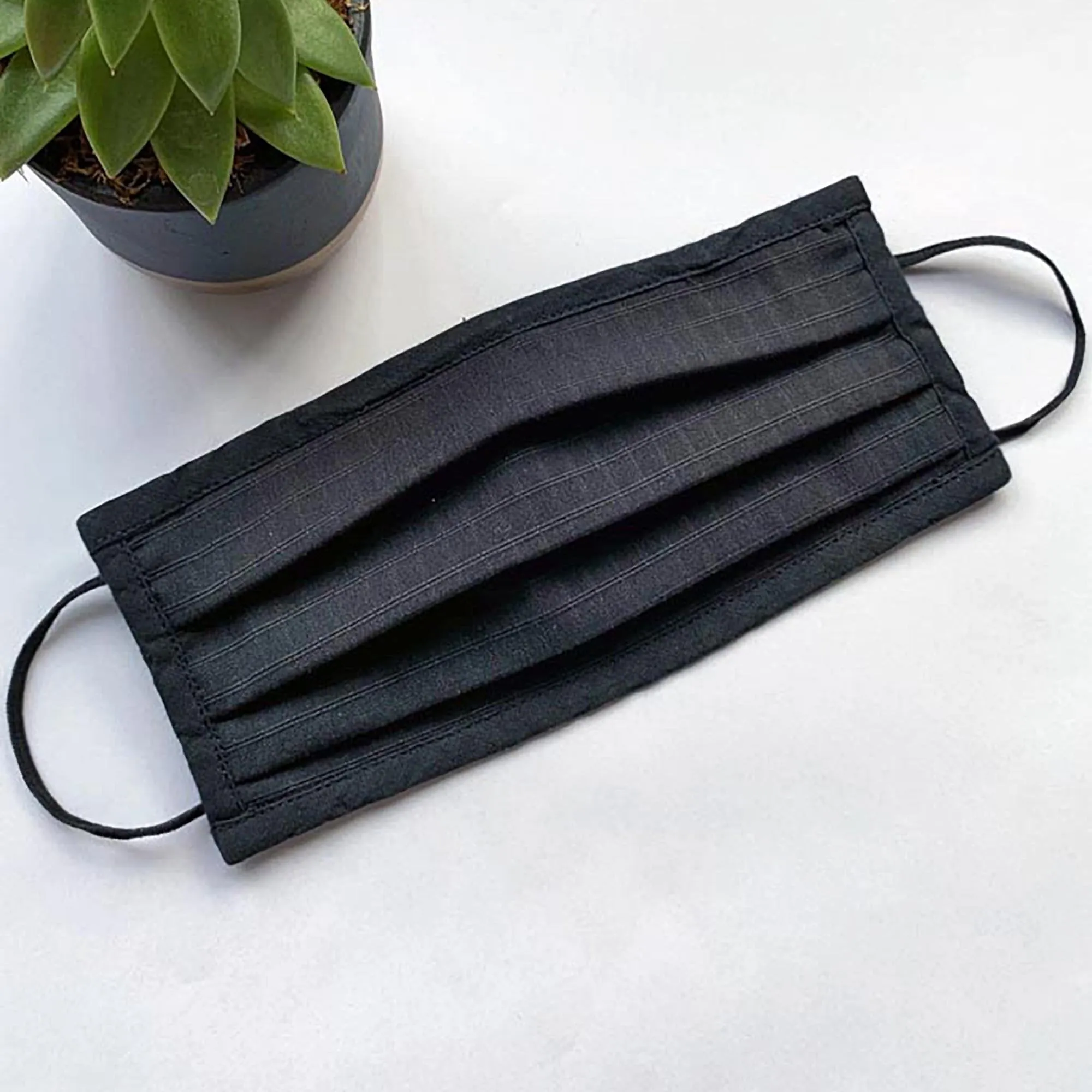 Solid Pleated Wellness Face Mask by Fashionizer Spa Uniforms