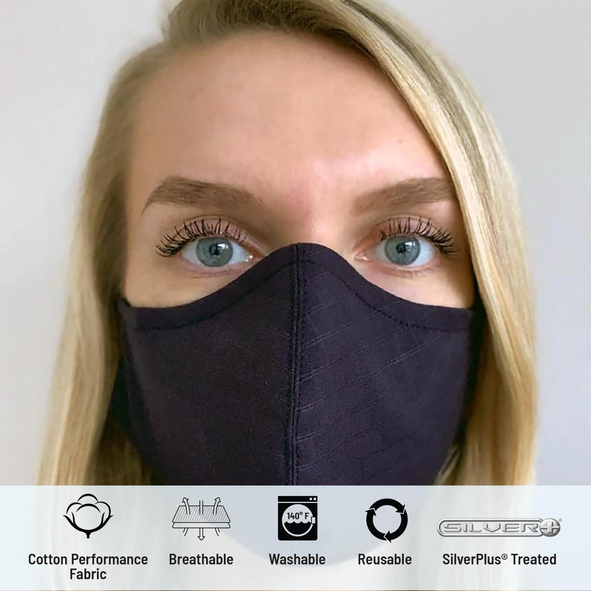 Solid Wellness Face Mask by Fashionizer Spa Uniforms