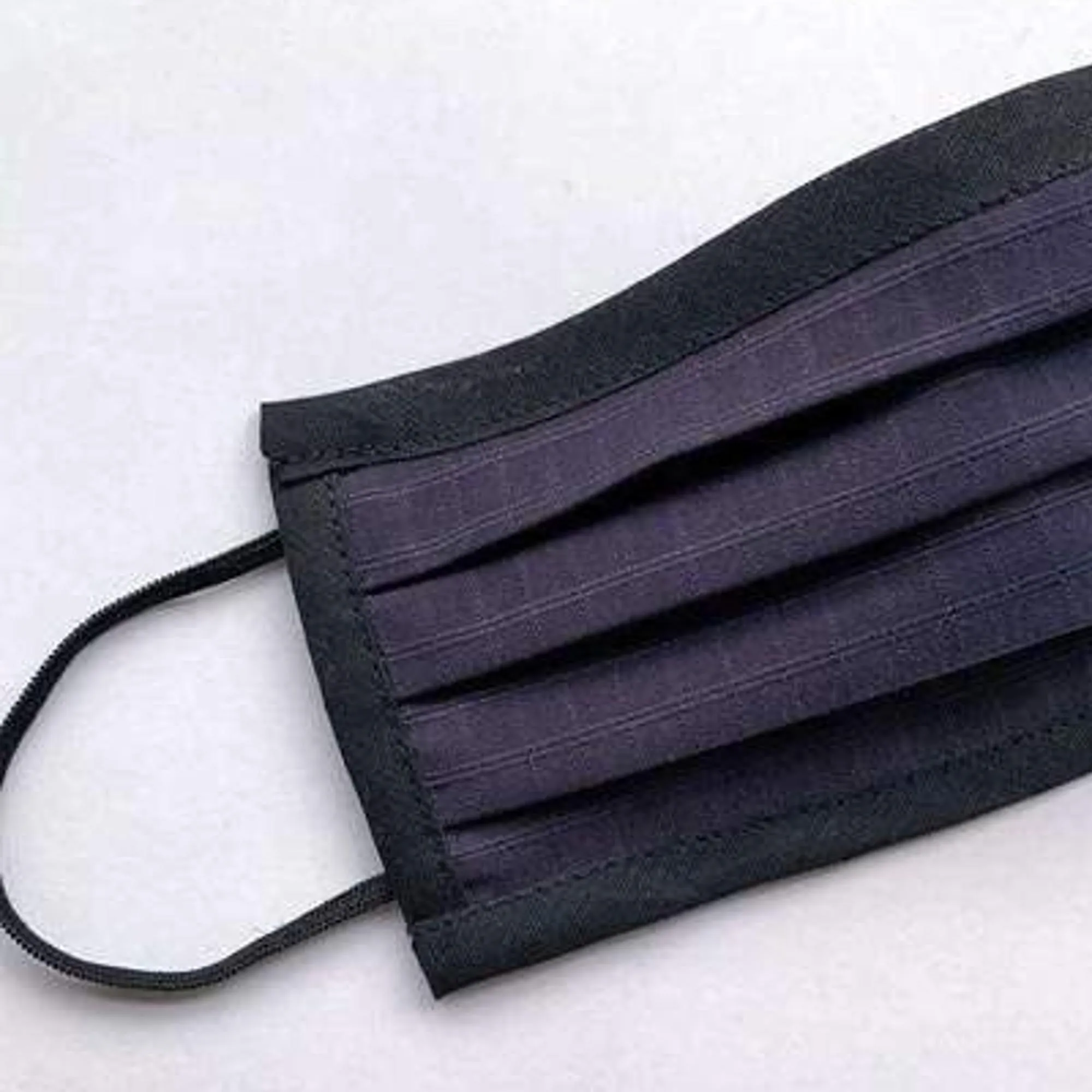 Solid with Trim Pleated Wellness Face Mask by Fashionizer Spa Uniforms