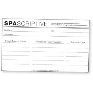 Spa Prescription Pad / Landscape