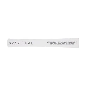 SpaRitual Foam Board Nail File, 180/240 Grit, 2 pack