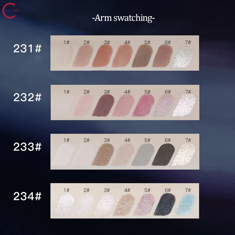SPENNY "Flow of Mind" Seven-Color Eyeshadow Palette
