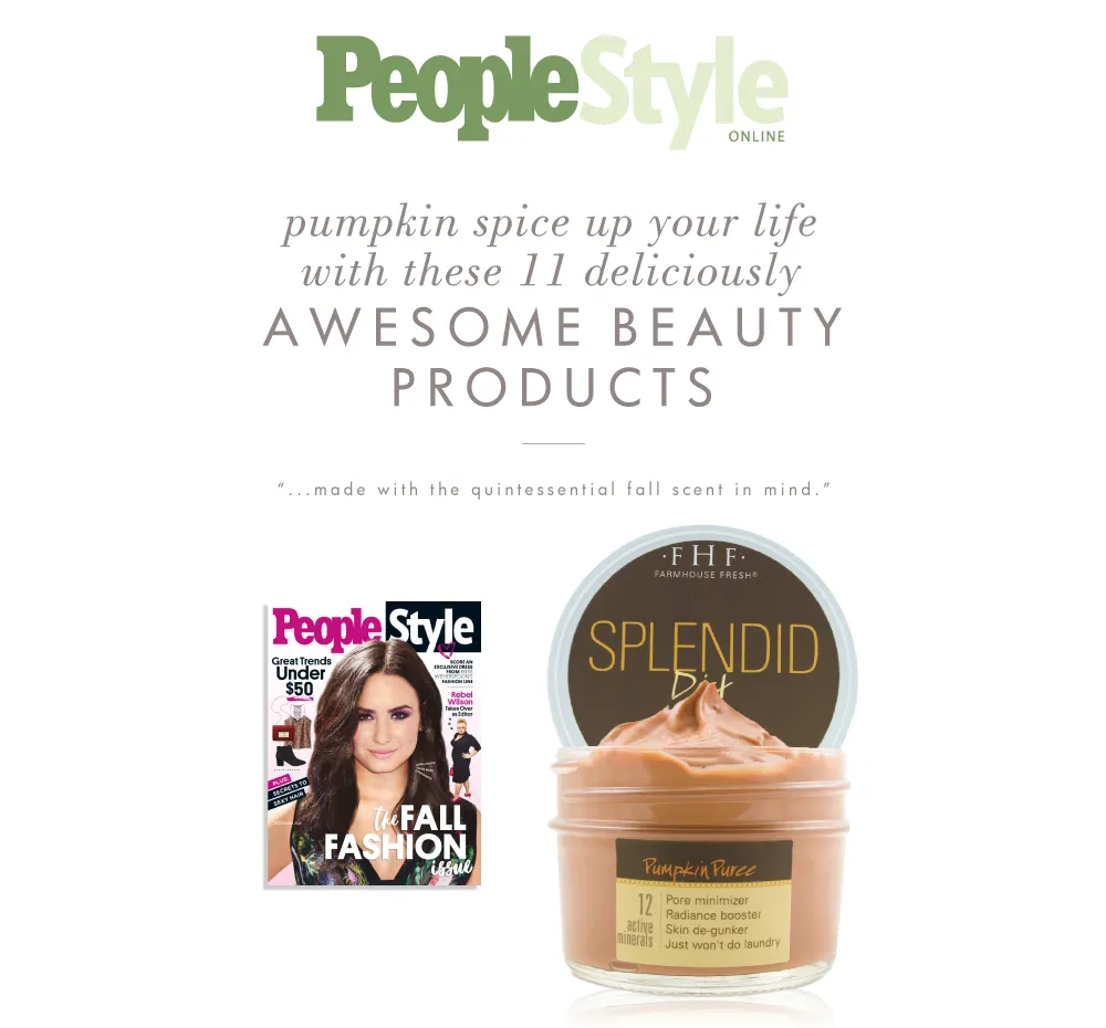 Splendid Dirt? Nutrient Mud Mask with Organic Pumpkin Puree | Farmhouse Fresh