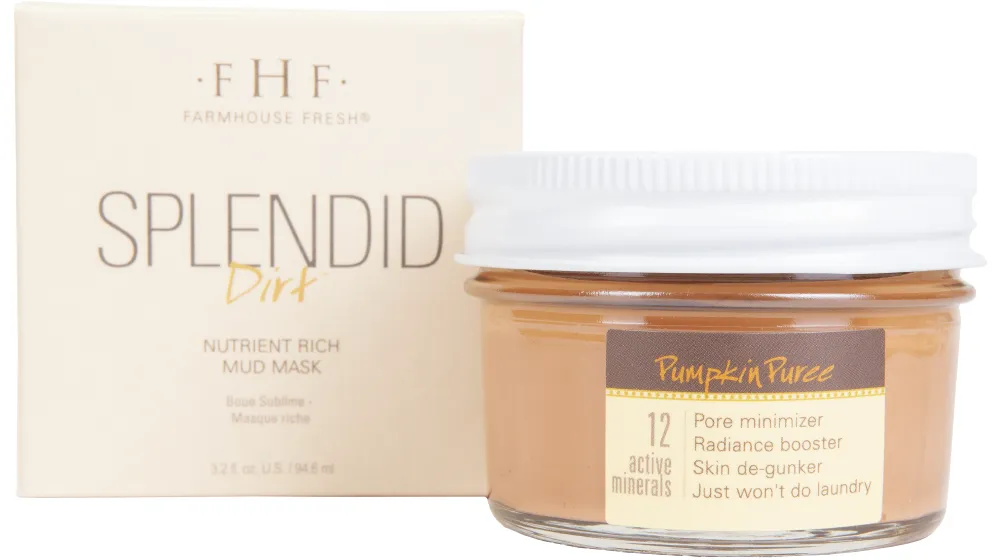 Splendid Dirt? Nutrient Mud Mask with Organic Pumpkin Puree | Farmhouse Fresh