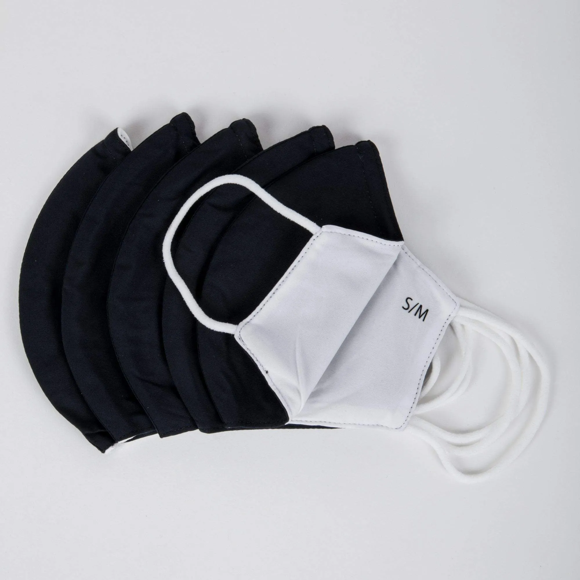Sposh 3-Layer Premium Earloop Face Mask, 5 Pack