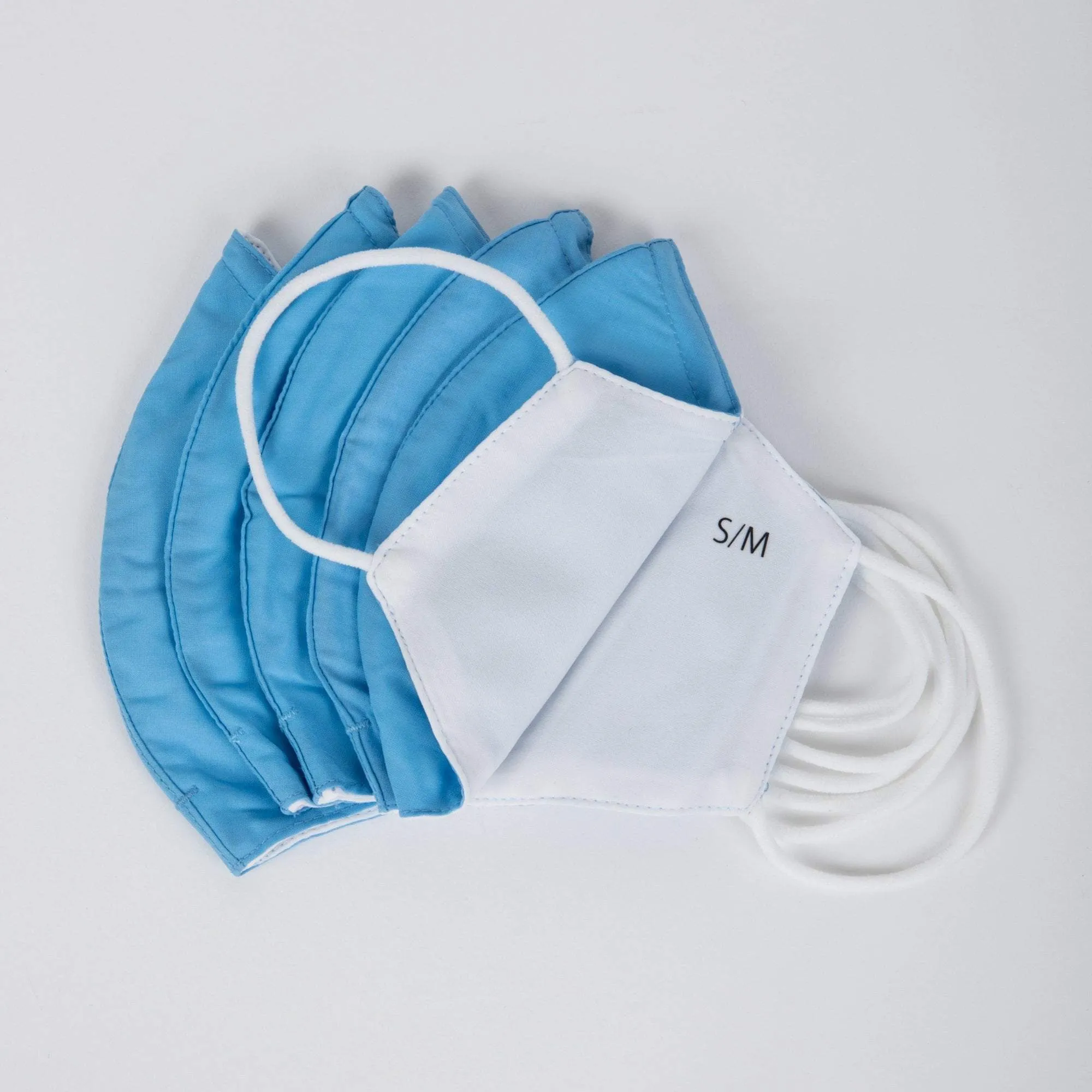 Sposh 3-Layer Premium Earloop Face Mask, 5 Pack