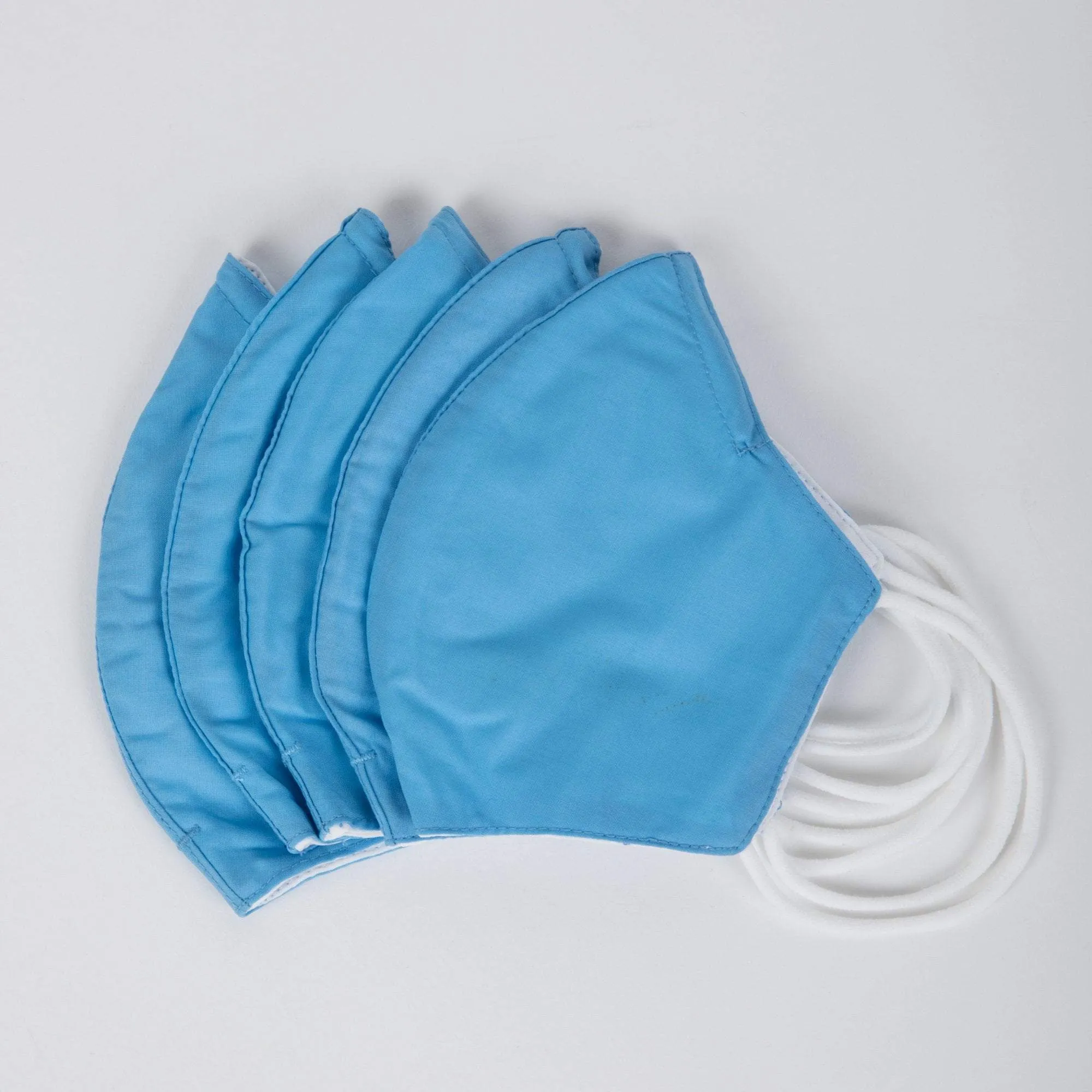 Sposh 3-Layer Premium Earloop Face Mask, 5 Pack