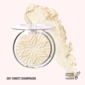 Sun Glow Face & Body Highlighter (001, Sweet Champagne)