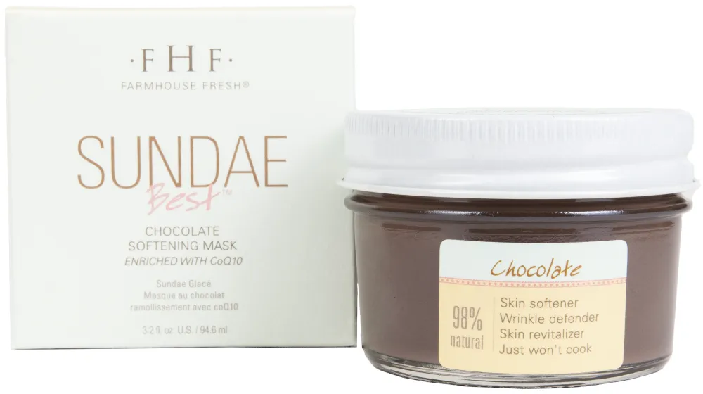Sundae Best? Chocolate Softening Mask with CoQ10 | Farmhouse Fresh