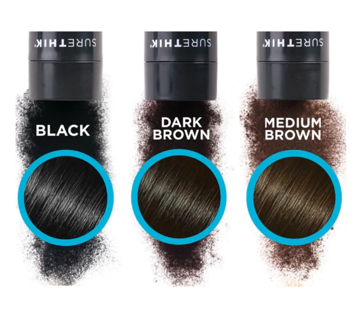 SureThik Hair Thickening Fibers Dark Brown