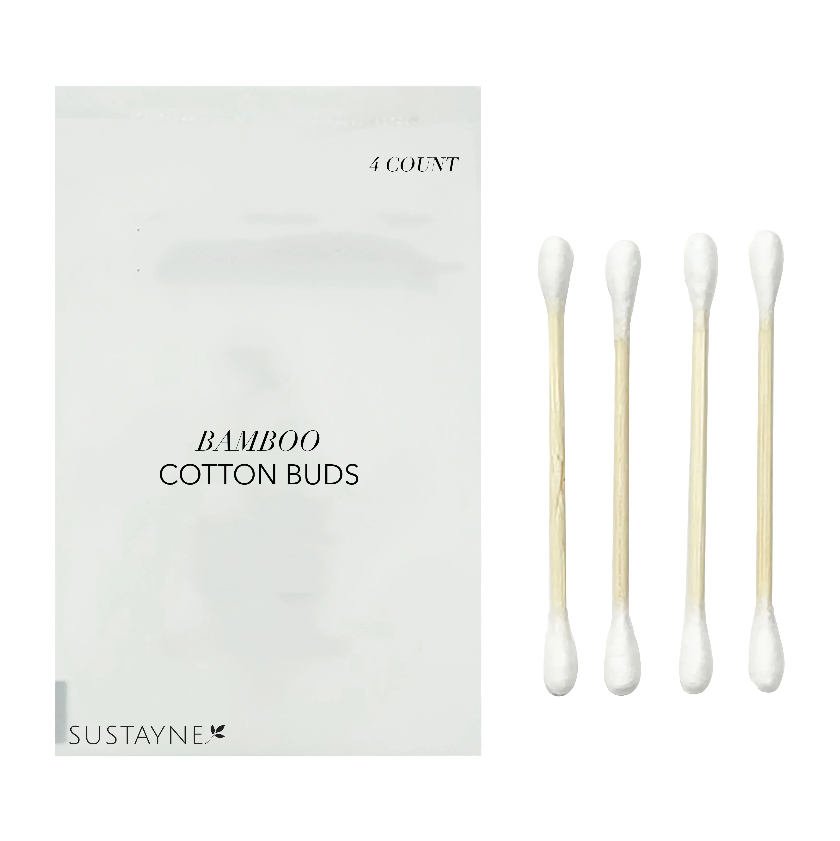 Sustayne Cotton Swabs, 4 pk