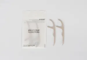 Sustayne Floss Picks, Wheat Straw