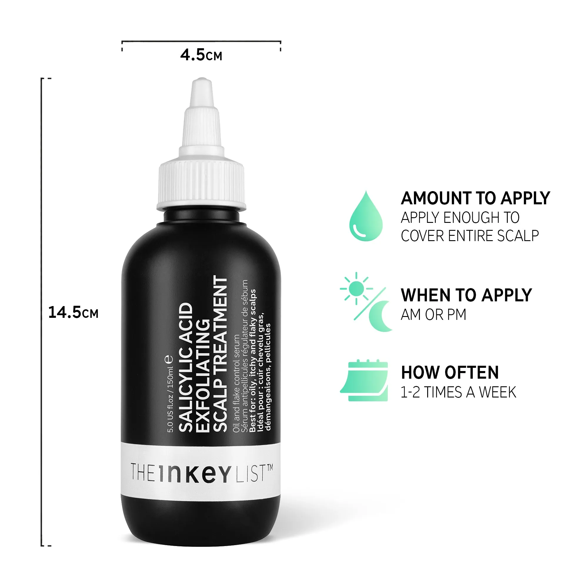 The Inkey List Salicylic Acid Exfoliating Scalp Treatment 150ML