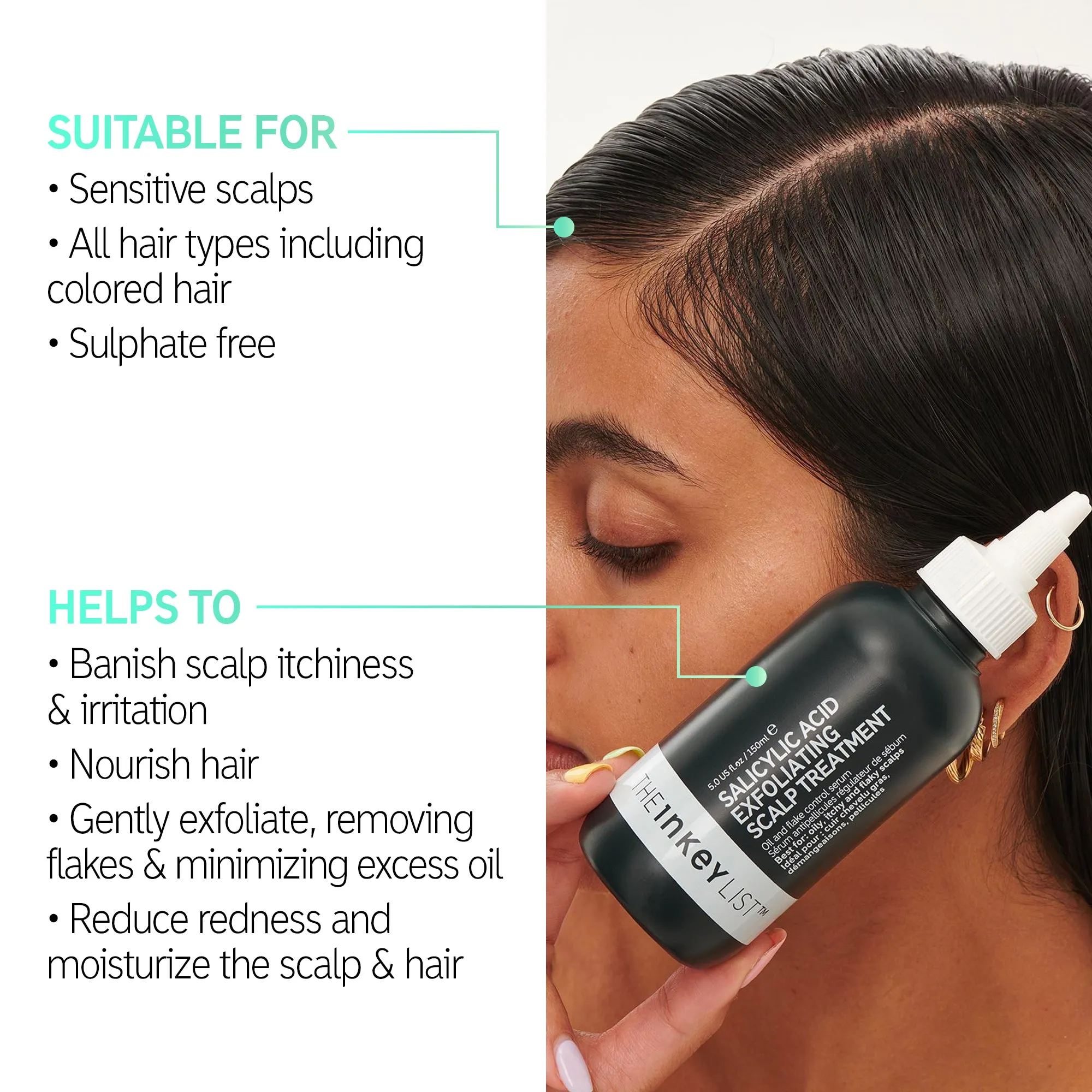 The Inkey List Salicylic Acid Exfoliating Scalp Treatment 150ML
