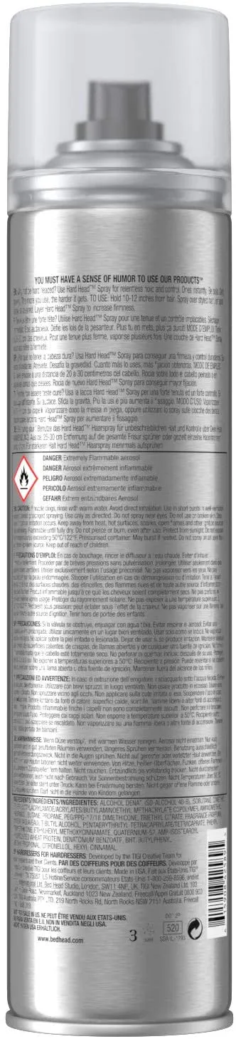 Tigi Bed Head Hard Head Finishing Hairspray