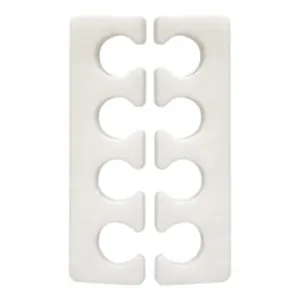Toe Separators, White, 6 pair