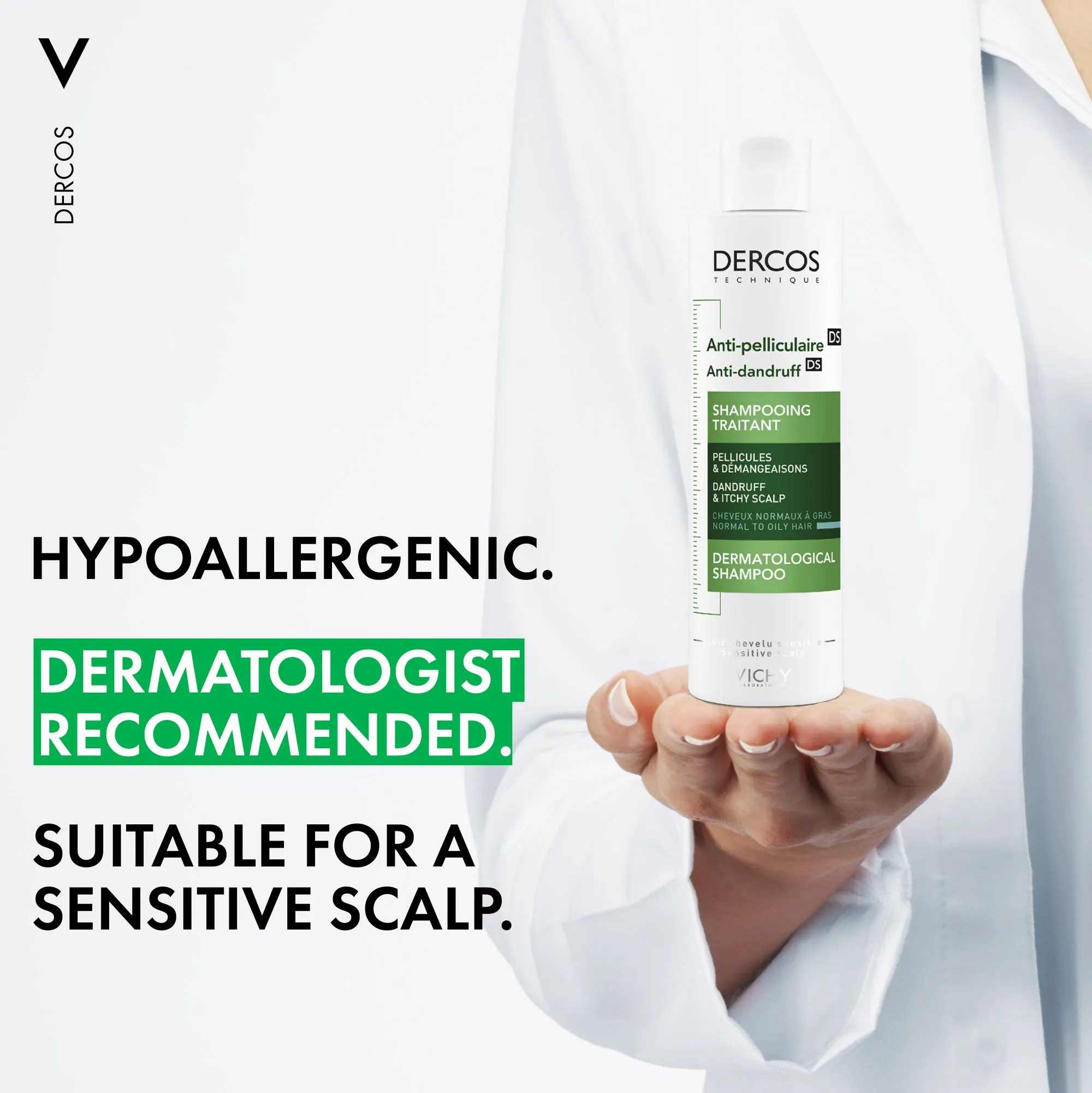 Vichy Dercos Anti-Dandruff - Normal to Oily Hair Shampoo 200ml